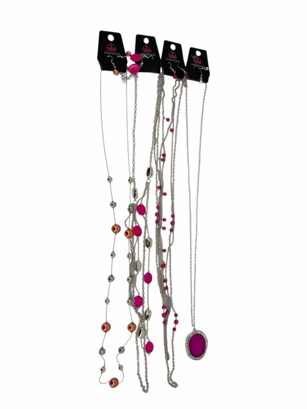 Paparazzi Necklace Bundle Set of 4